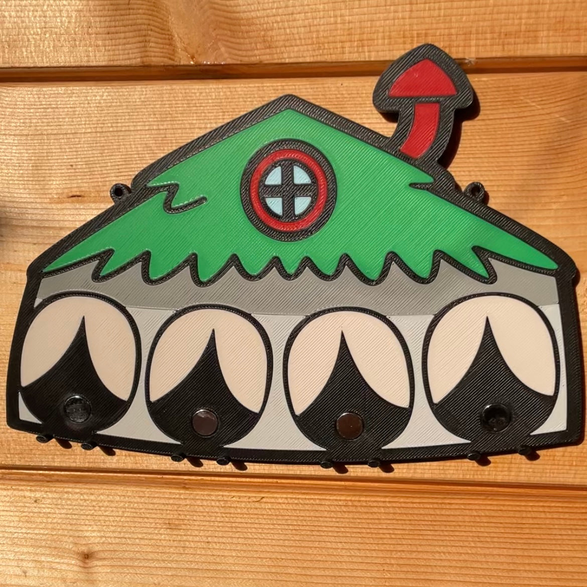 4-Character Shared Shelter | Cult of the Lamb Magnetic Wall Key Holder