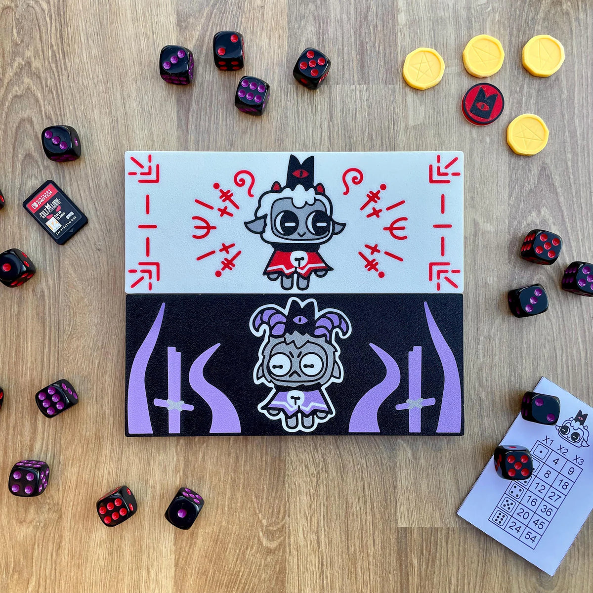 Set Knucklebones Cult of The Lamb - Versione The Lamb x The Goat