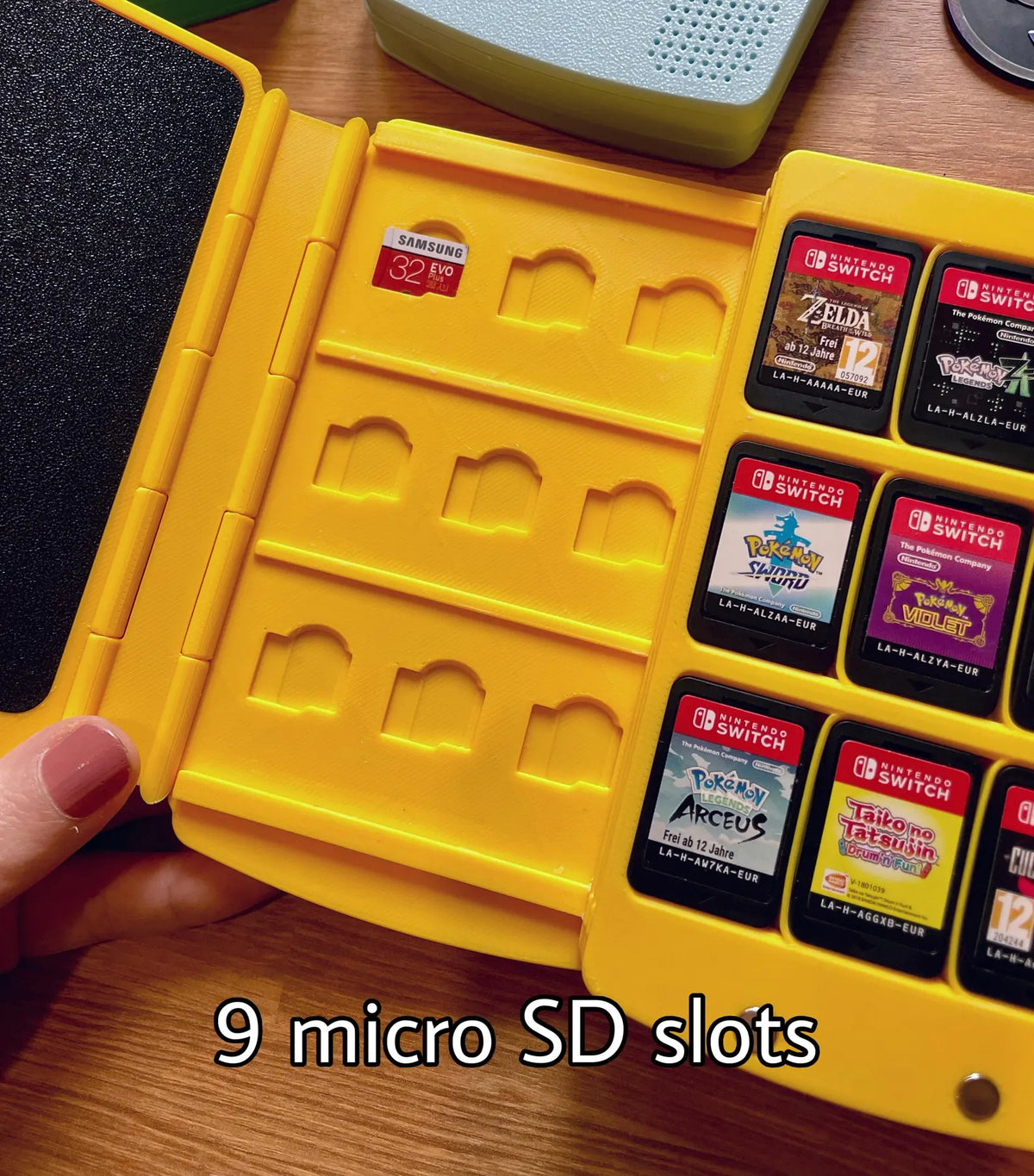 Games Book | Organizer per cartucce Switch, DS, 3DS, SD e MicroSD