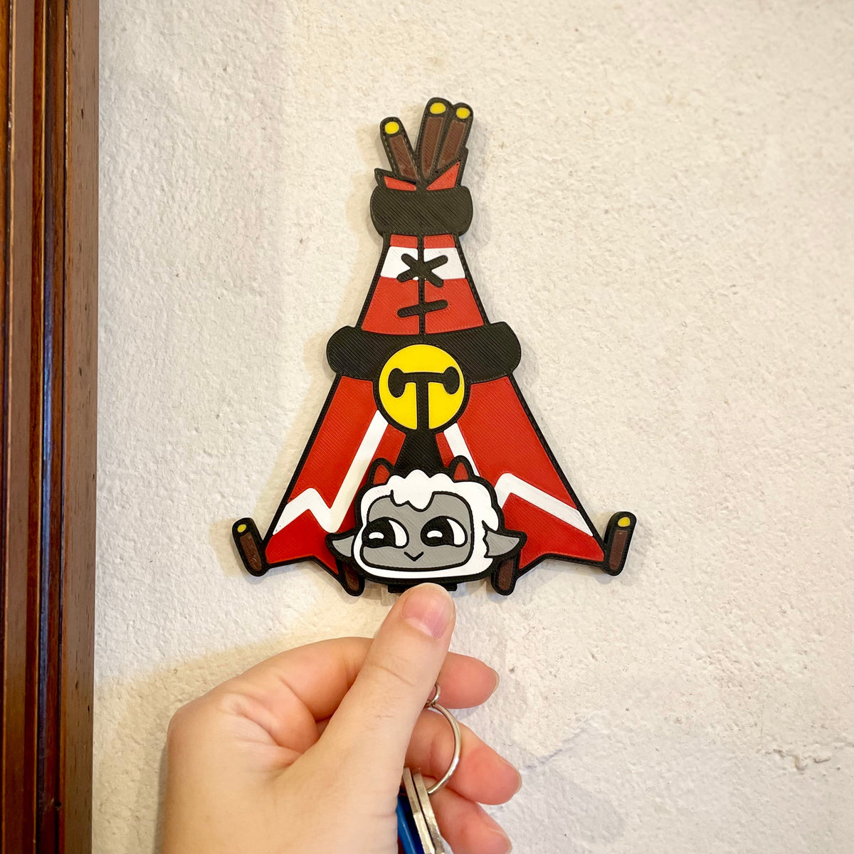 Leader's Tent | Cult of the Lamb Magnetic Wall Key Holder