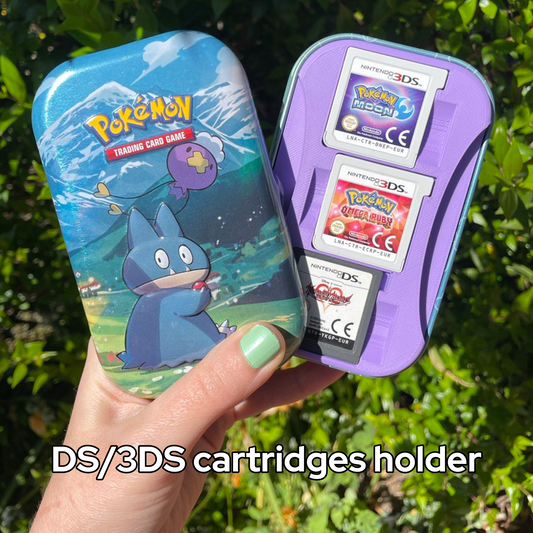 Inserti Videogiochi Pokémon Mini Tin | Organizer cartucce Nintendo Switch / 3DS / DS