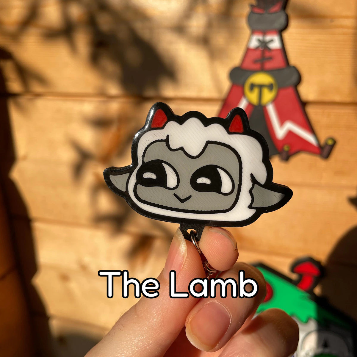 Shared Shelter da 3 Personaggi | Portachiavi da parete magnetico Cult of the Lamb