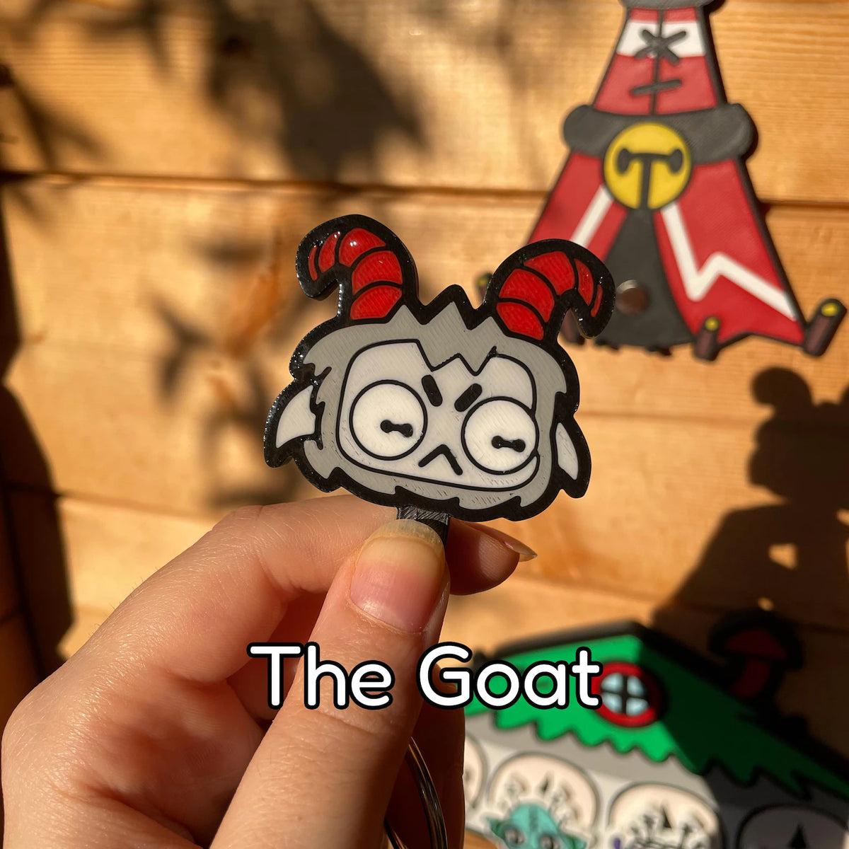 Shared Shelter da 3 Personaggi | Portachiavi da parete magnetico Cult of the Lamb